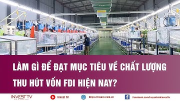 Làm gì để đạt mục tiêu về chất lượng thu hút vốn FDI hiện nay? | INVEST TV