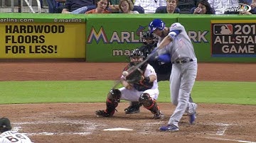 CHC@MIA: Bryant laces a run-scoring double to left