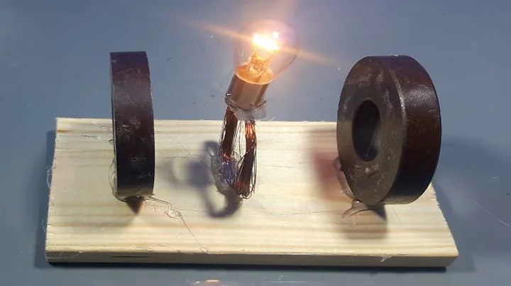 free energy light bulb with magnets | science projects