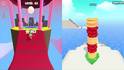 Pancake Run Vs Bounce Big Max Level Mobile Game iOS,Android Update Newtrailers Gaming Pro LR9R0HN