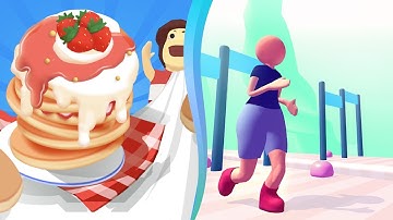 Pancake Run Vs Bounce Big Max Level Mobile Game iOS,Android Update Newtrailers Gaming Pro LR9R0HN