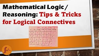 Mathematical Logic Reasoning Tips And Tricks To Remember Truth Table For All Logical Connectives