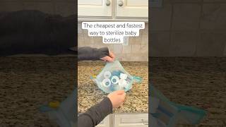cheapest & fastest way to sterilize baby bottles #baby #babybottle #munchkin #asmr #drbrowns #lofi