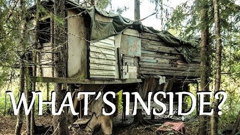 Abandoned Tree House in Finland / I SUIT UP! (lot of stuff inside) URBAN EXPLORATION
