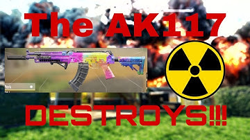 Destroying with color burst Ak117 in COD mobile (81 kill nuke)