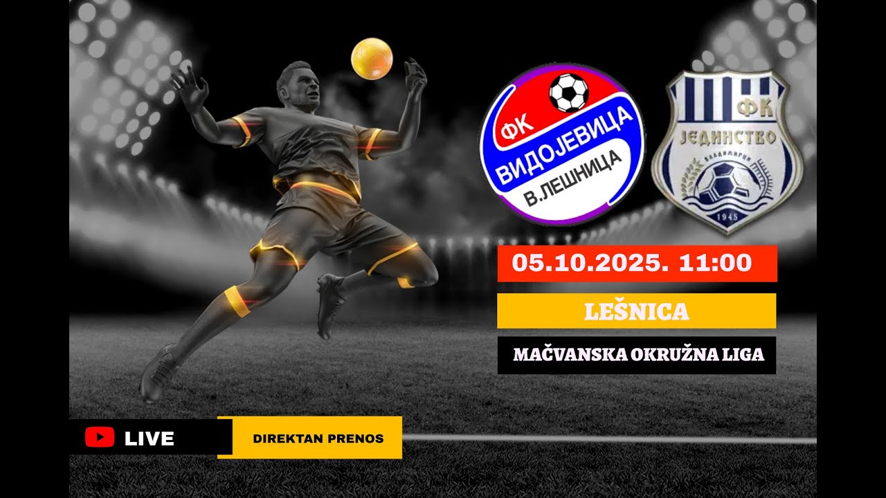 UŽIVO 🔴 VIDOJEVICA - JEDINSTVO VL (OKRUG FSMO 7.KOLO)