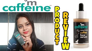 MCAFFEINE COFFEE FACE SERUM REVIEW ☕ | MCAFFEINE PRODUCTS REVIEW FOR OPEN PORES | 2020