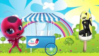 Tales Of Ladybug & Cat Noir Ice Cream Finger Family Nursery Rhymes For Children