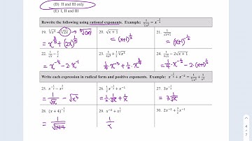 Calculus AB summer assignment solutions