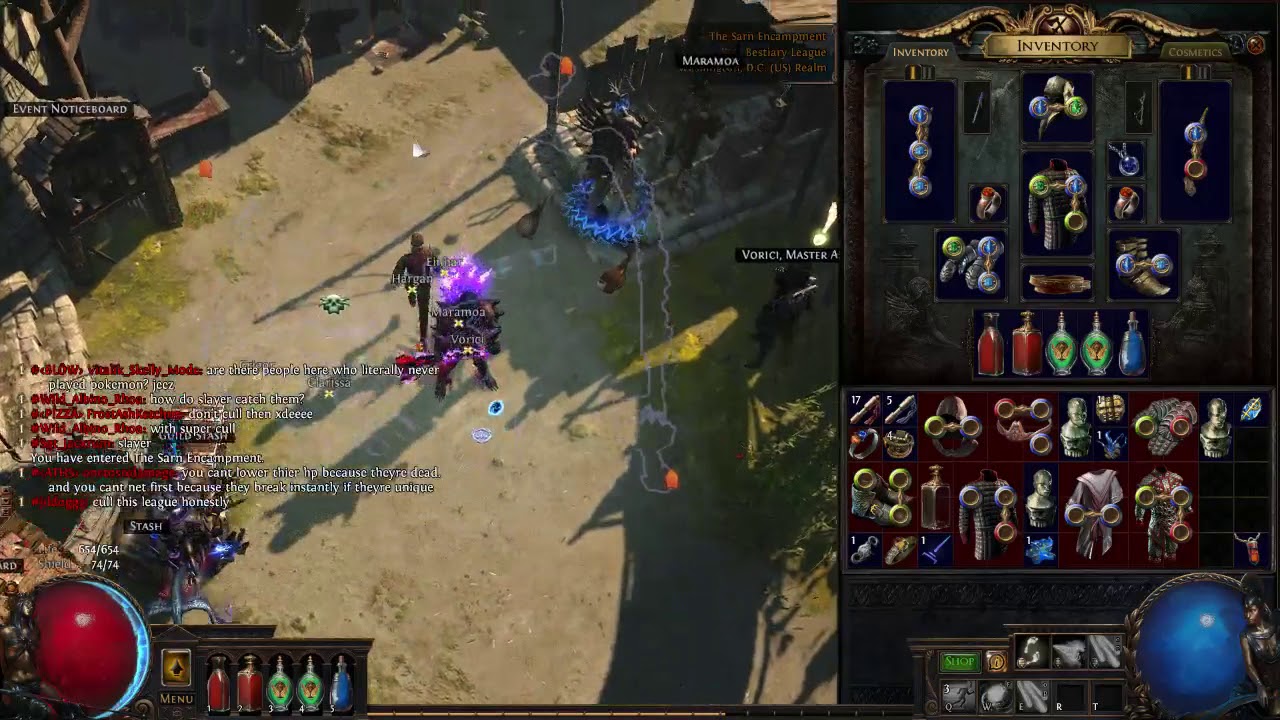 Path of Exile Bestiary Poisonstorm Assassin Gameplay 3