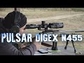 Pulsar Digex N455, обзор ночного прицела, пристрелка на 100, стрельба на 300, ночные стрельбы