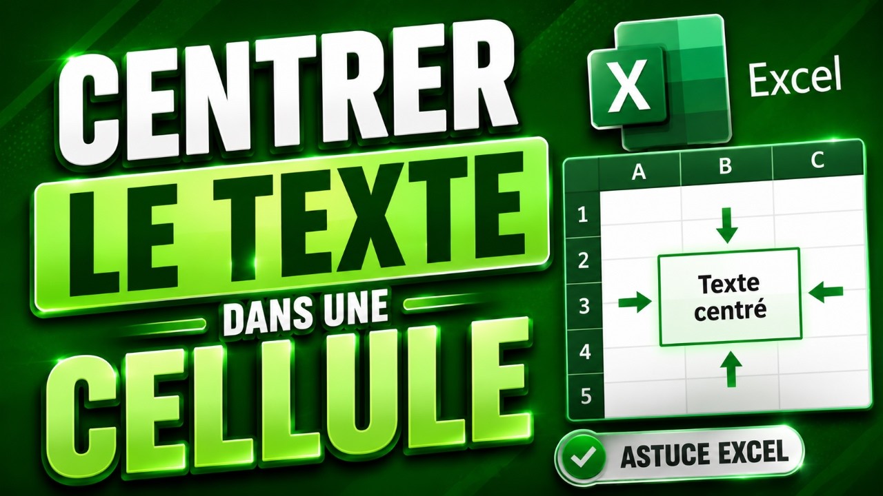 Excel Centrer Le Texte Dans Une Cellule Facilement YouTube excel-centrer-le-texte-dans-une-cellule-facilement-youtube