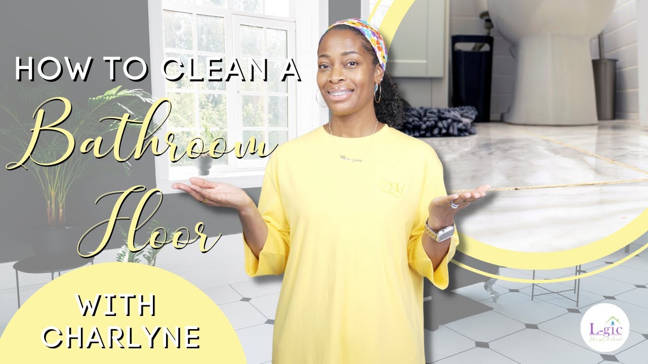 How To Clean A Bathroom Floor (Sweeping & Mopping) With Castile Soap