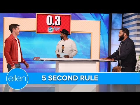 Topher Grace & Anthony Anderson Play '5 Second Rule'