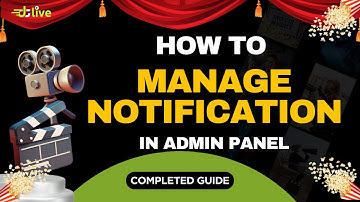 How to Manage Notification in Admin Panel
