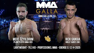 Mert Özyildirim (Planeteater MMA (De)) Vs. Rick Gangia (Great Danes Fight Club (Dk))