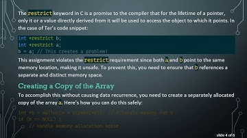 Understanding the restrict Keyword in C: A Guide to Avoiding Data Recurrence in Parallel Programming