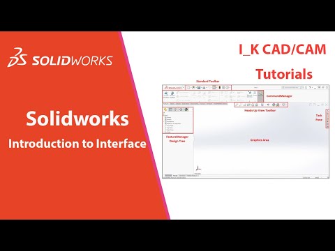 Solidworks: (English) DAY_1: Introduction to Interface #Solidworks #interface #CAD #introduction