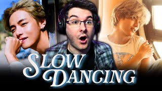 My First Reaction To Bts V Slow Dancing Bts Reaction