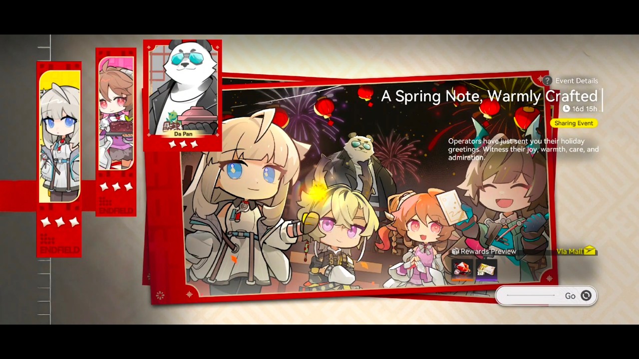 Arknights: Endfield :- A spring note warmly crafted (Event)