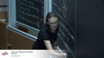 Jessica Purcell: Structure of hyperbolic manifolds - Lecture 3