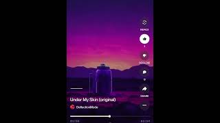 Under My Skin (original) #song #deflectionmode #bestsongof2025 