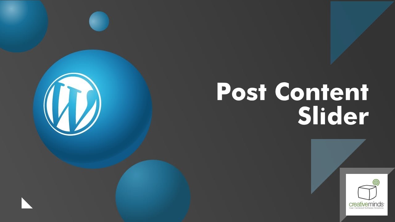 Adjustable Post Content Slider Plugin for WordPress by CreativeMinds ...