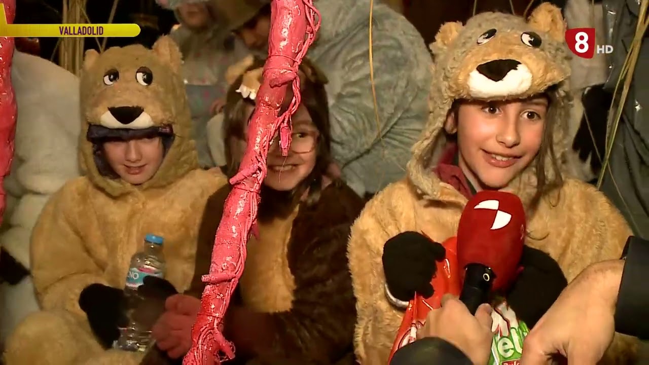 Cabalgata de SSMM los Reyes Magos 2025 Valladolid y provincia.