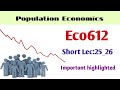 Eco612 short lecture:25_26 | Eco612 lesson:25_26 | learn with Mdm | best short lectures |