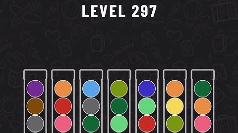 Ball Sort Puzzle Level 297 #ballsortpuzzle #ballsortpuzzlegameplay #puzzlegame #mobilegames