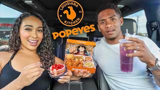 Riss & Quan Try Popeyes New One Piece Meal
