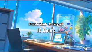 4K 10 Hours Quiet Sunny Classroom Ambience - Relaxing Workspace for Focus & Deep Work