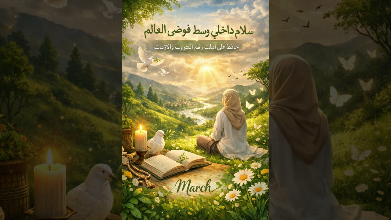 سلام داخلي وسط فوضى العالم: كيف نحافظ على أملنا رغم  الحروب والأزمات ✨#fyp #اكسبلور #viral #trending