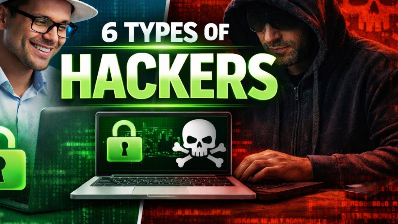 6 Types of Hackers Explained | Ethical Hacking Awareness for Beginners