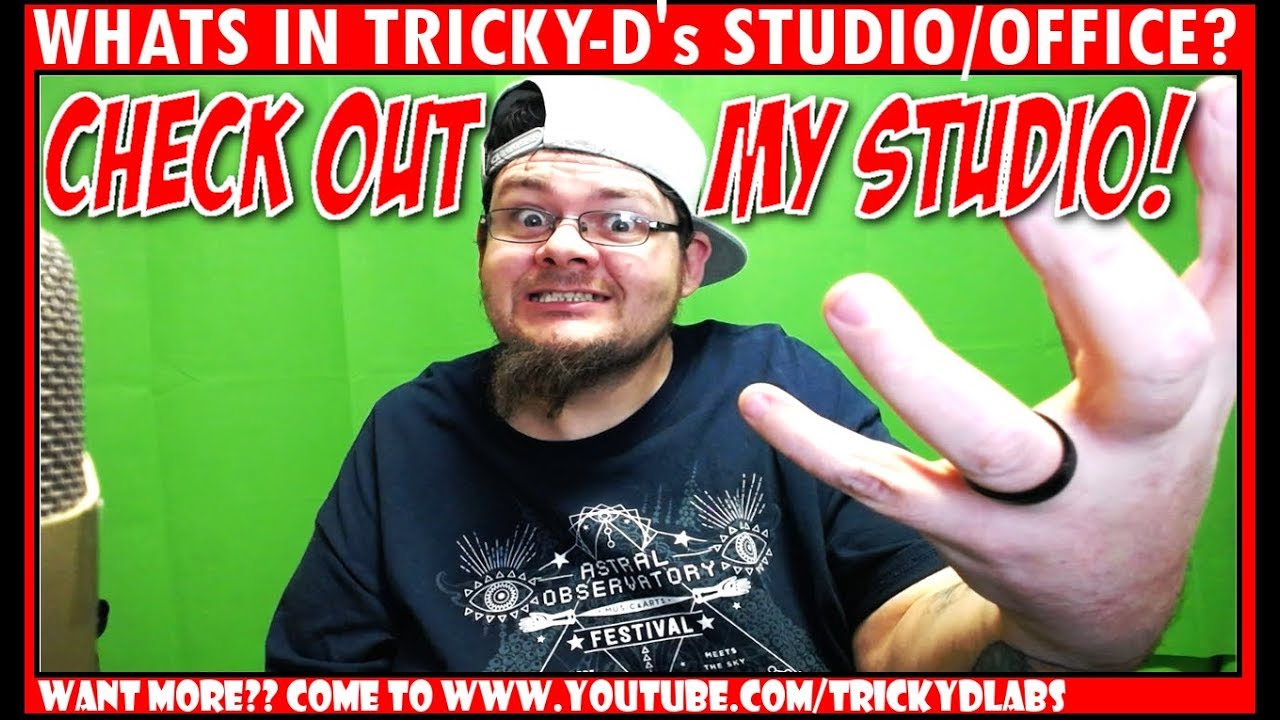 A Look into Tricky-D's Studio! What do I USE?!