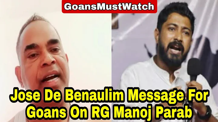 #Support Manoj Parab For Better Goa! Jose De Benau...