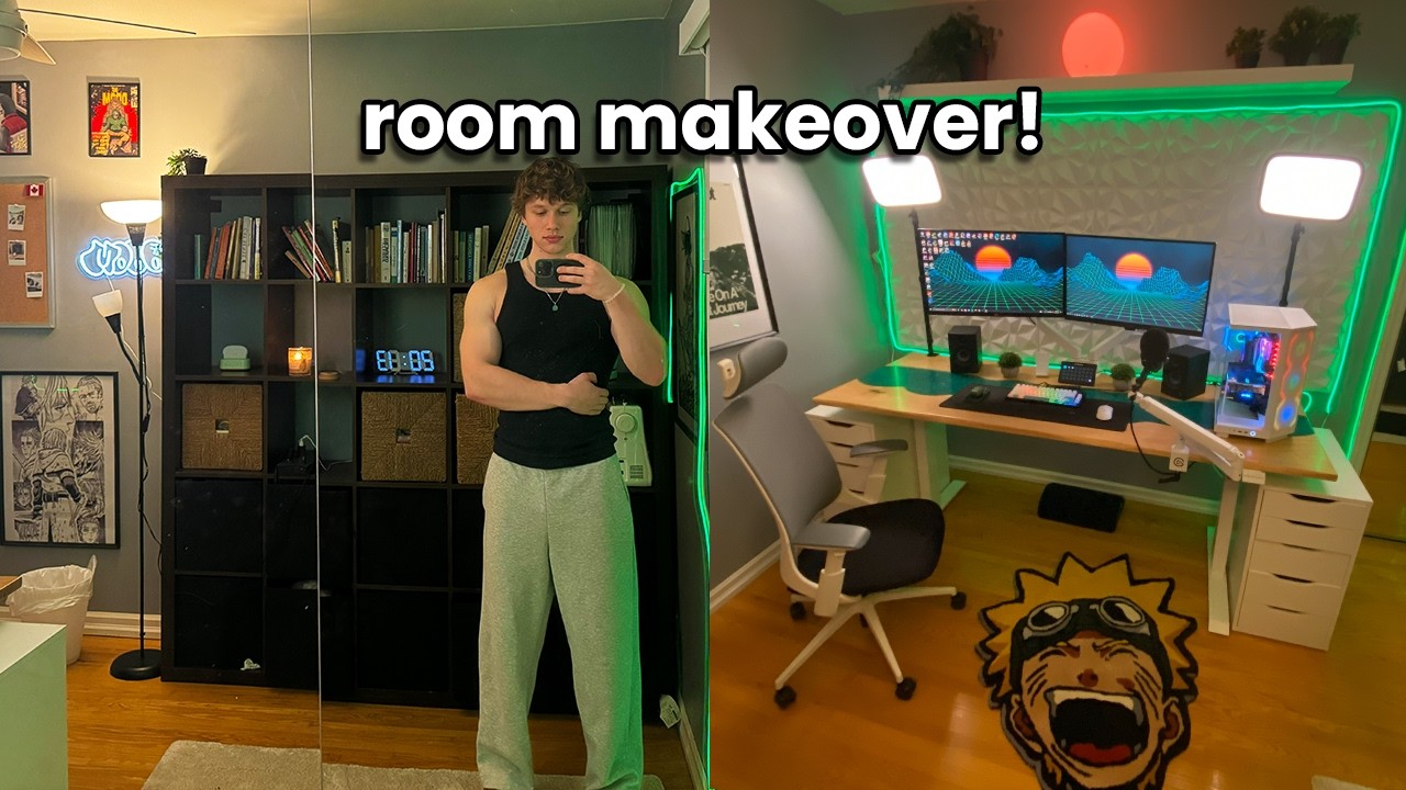 Building My DREAM Setup Room! (MAKEOVER + TRANSFORMATION)