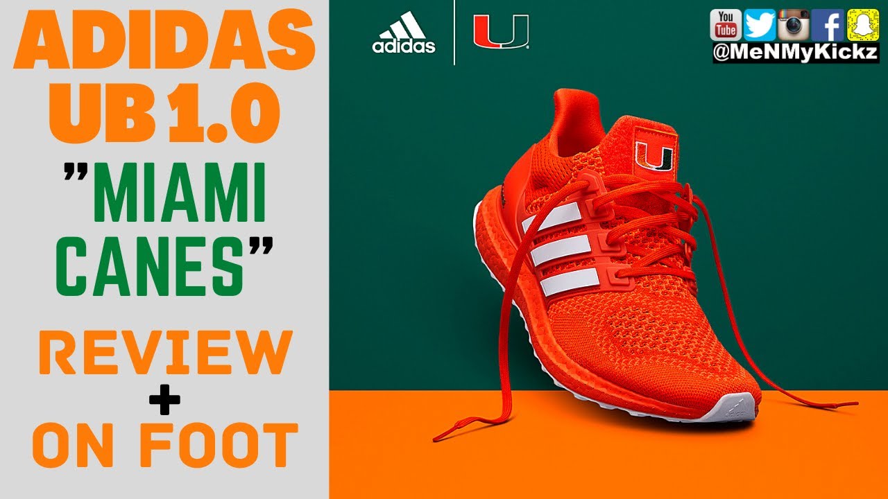 adidas ultra boost university of miami