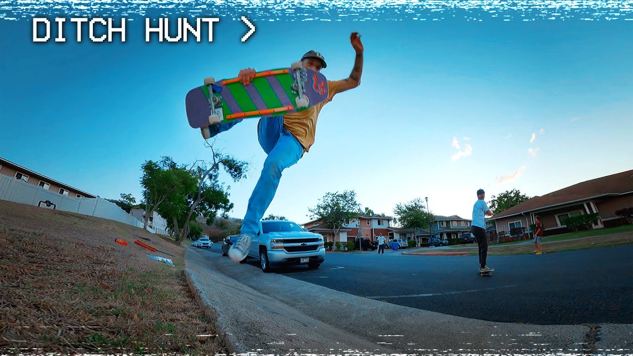 Ditch Hunt! Sneaking into the RADDEST Skate Spot!