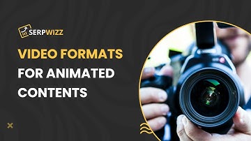 Video Formats For Animated Content  | Serpwizz SEO Reports