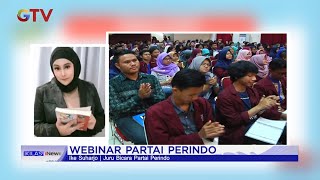 Partai Perindo Gelar Webinar Edukasi Pemula untuk Berperan dalam Pesta Demokrasi #KilasiNews 06/02