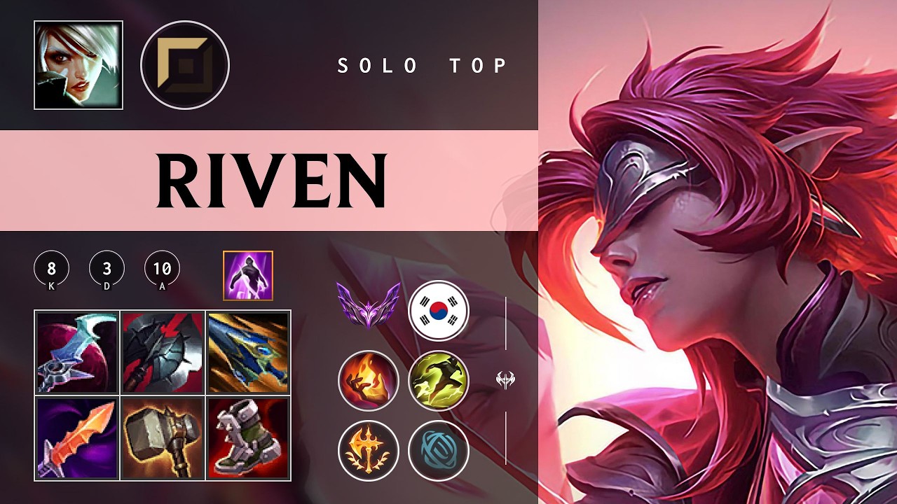 Riven Top vs Malphite - KR Master Patch 26.04