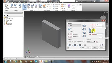 Inventor 06-07 Creating Holes   Counterbore