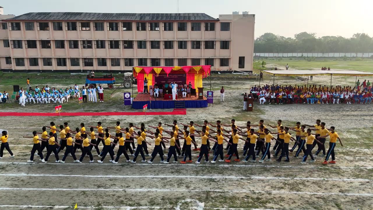 Opening Ceremony  All India Sainik School National Games Group D at Gopalganj