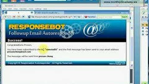 AOL Email confirmation and tutorial