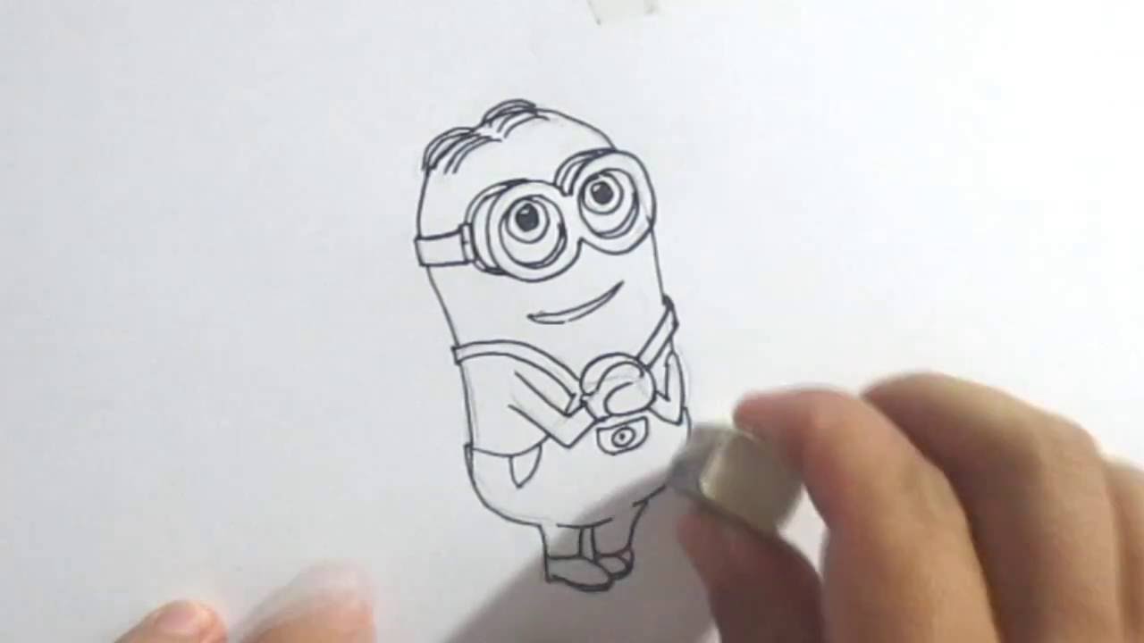 Cara Menggambar Bob Minion How To Draw Bob Minions YouTube