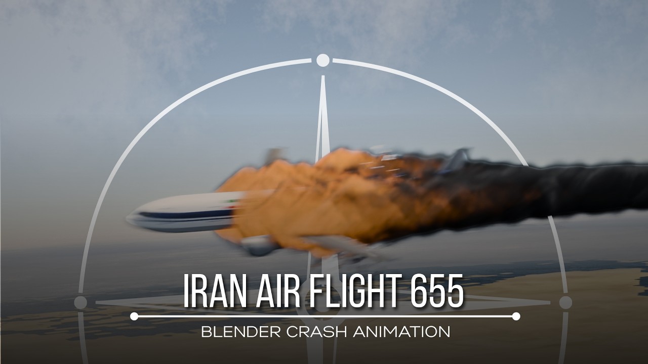 Iran Air Flight 655 || Blender Crash Animation
