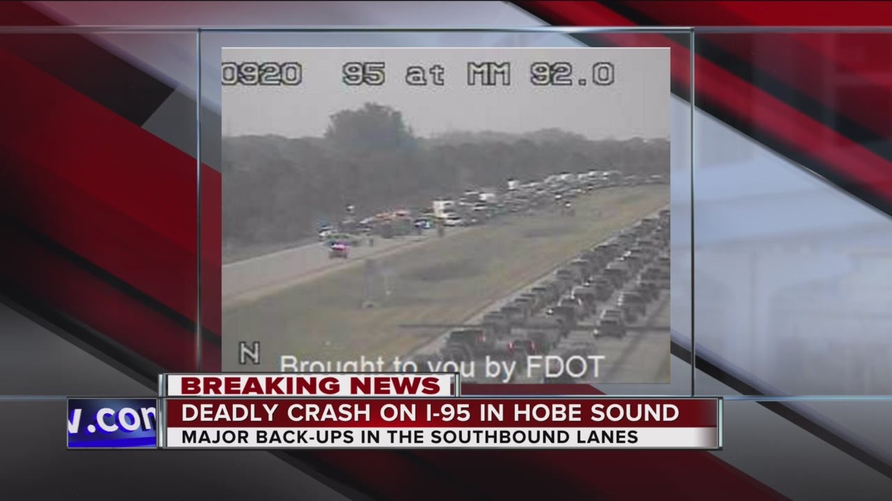 Deadly crash on I95 in Hobe Sound YouTube