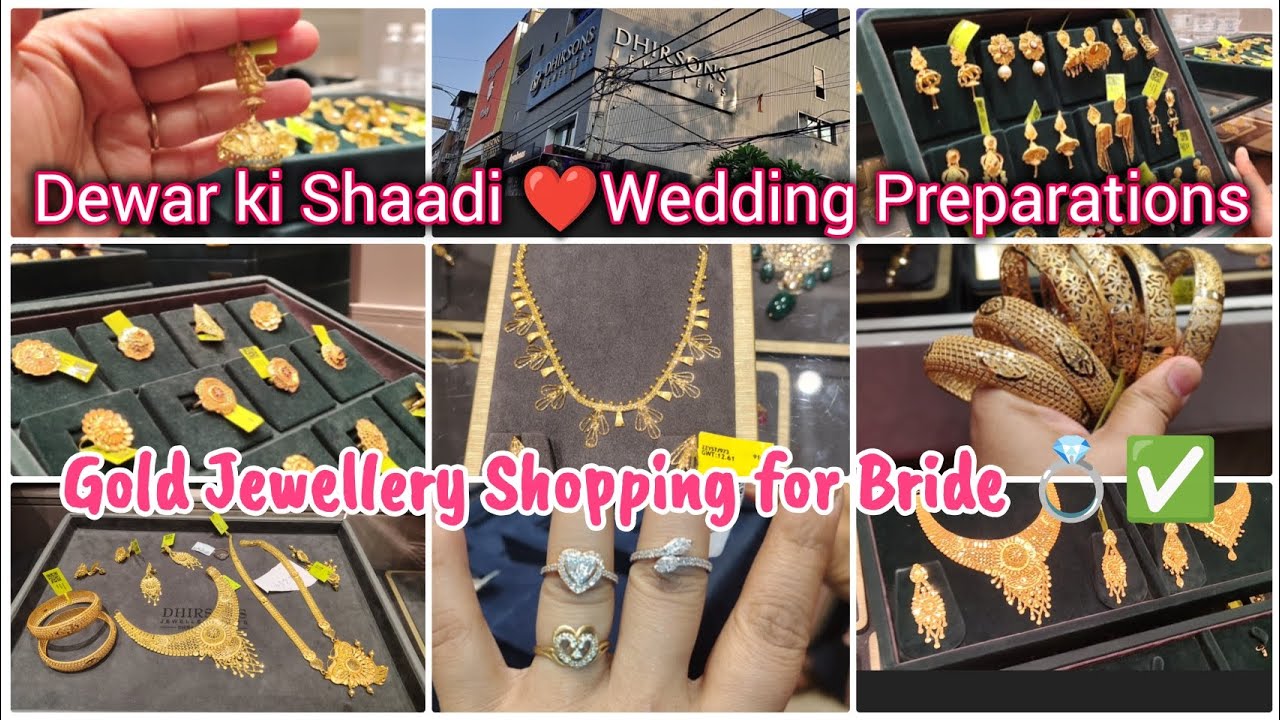 Dewar ki Shaadi❤️Wedding Preparations| Vlog on Bridal Gold Jewellery💍& Parcel opening📦