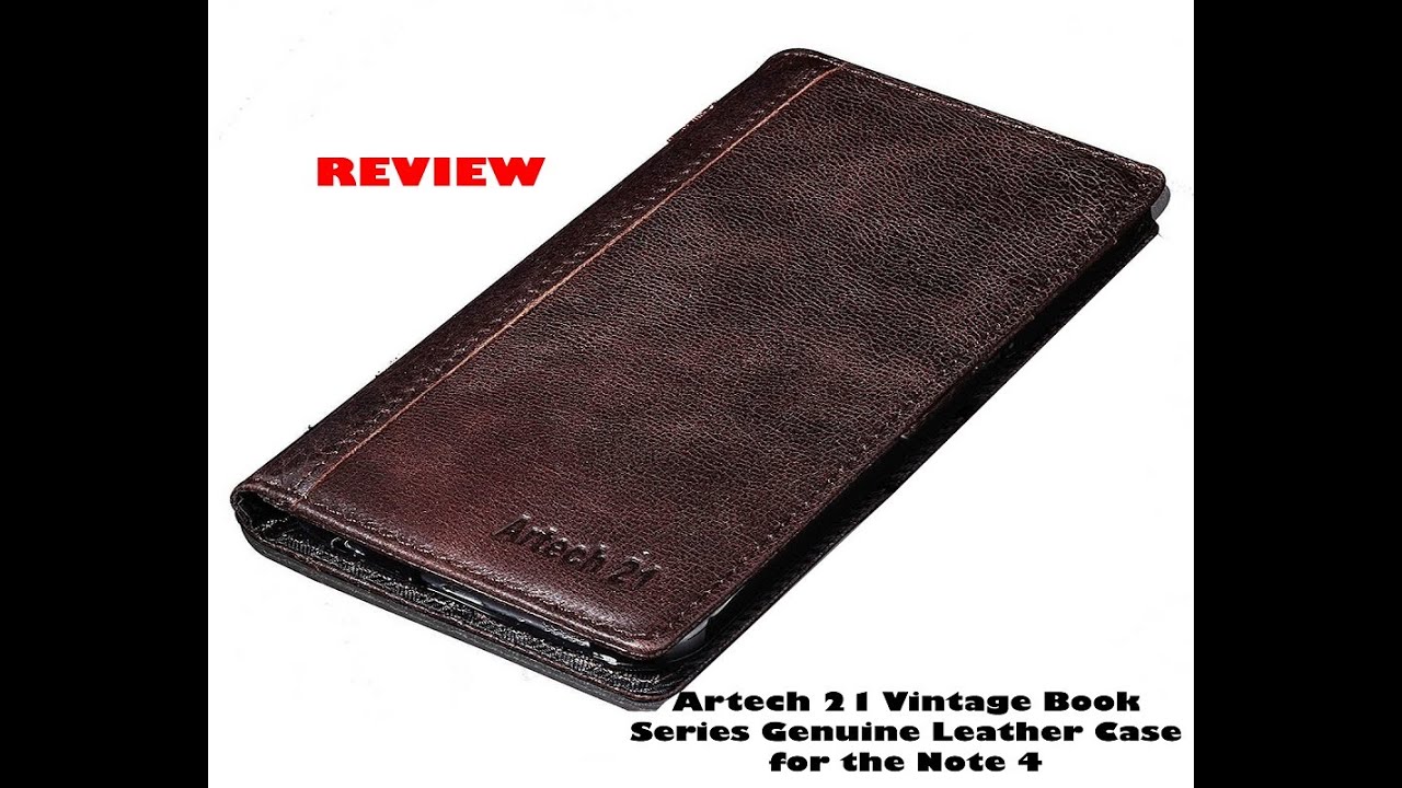 Artech 21 Vintage Book Series Genuine Leather Case for the Note 4 Review